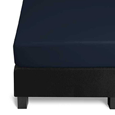 Retourdeal - Auping Indigo Katoen Hoeslaken - 90/100 x 200/220 cm