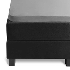 Auping Light Grey Katoen Topper hoeslaken Auping Light Grey Katoen Topper hoeslaken