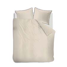 Auping Quiet Beige - Dekbedovertrekset Beige - Katoen Percale