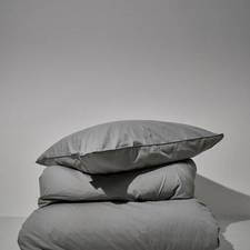 Auping Silent Grey - Kussensloopset Grijs - Katoen Percale