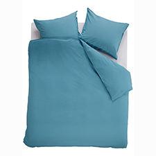 Beddinghouse Organic Basic | Dekbedovertrekset Blauw - Grijs | Biologisch Katoen Beddinghouse Organic Basic | Dekbedovertrekset Blauw - Grijs | Biologisch Katoen