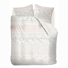 Beddinghouse Lacy Soft Pink Katoen Dekbedovertrek Beddinghouse Lacy Soft Pink Katoen Dekbedovertrek