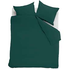 Beddinghouse Organic Basic | Dekbedovertrekset Donkergroen | Biologisch Katoen Beddinghouse Organic Basic | Dekbedovertrekset Donkergroen | Biologisch Katoen