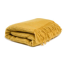 Damai Condo Ochre Lamswol-Polyamide Plaid Damai Condo Ochre Lamswol-Polyamide Plaid