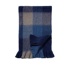 Damai Durban Blue Wol-Acryl-Polyester plaid