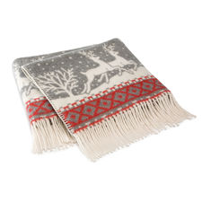 Damai Elk Grey Lamswol-Polyamide Plaid Damai Elk Grey Lamswol-Polyamide Plaid