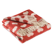 Damai Hearts Red wol Plaid Damai Hearts Red wol Plaid