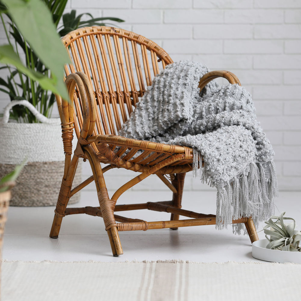 Damai Luxor Grey acryl plaid