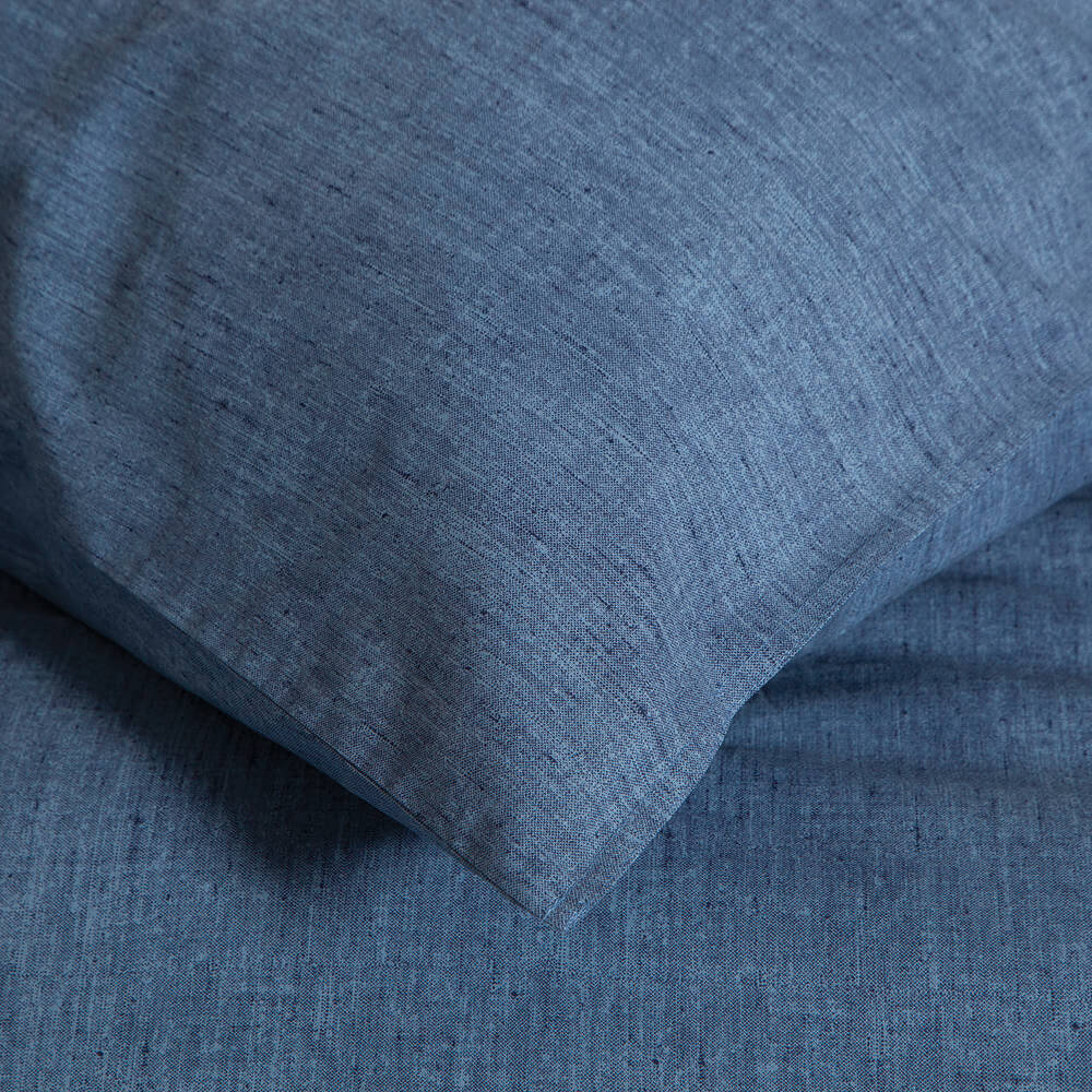 Damai Mik Denim | Dekbedovertrekset Blauw | Katoen