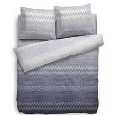 Heckett & Lane Alaska Blauw Flanel Dekbedovertrek Heckett & Lane Alaska Blauw Flanel Dekbedovertrek