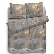 Heckett & Lane Bear Taupe Flanel Dekbedovertrek Heckett & Lane Bear Taupe Flanel Dekbedovertrek