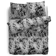 Heckett & Lane Buck Grijs Flanel Dekbedovertrek Heckett & Lane Buck Grijs Flanel Dekbedovertrek