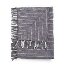 Heckett & Lane Cilian Donker Grijs Acryl-Polyester Plaid Heckett & Lane Cilian Donker Grijs Acryl-Polyester Plaid