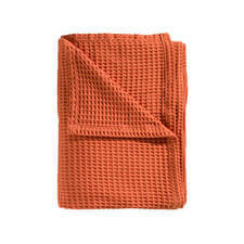 Heckett & Lane Copper | Wafel Plaid Oranje | Katoen Heckett & Lane Copper | Wafel Plaid Oranje | Katoen