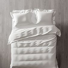 Heckett & Lane Feline Off White Percale-Katoen Dekbedovertrek Heckett & Lane Feline Off White Percale-Katoen Dekbedovertrek