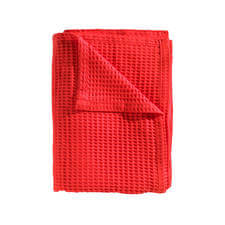 Heckett & Lane Fiery | Wafel Plaid Rood | Katoen