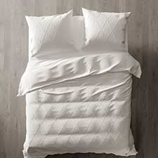Heckett & Lane Joseph Wit Percale-Katoen Dekbedovertrek Heckett & Lane Joseph Wit Percale-Katoen Dekbedovertrek