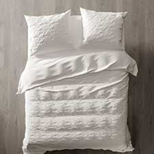 Heckett & Lane Mollina Wit Percale-Katoen Dekbedovertrek Heckett & Lane Mollina Wit Percale-Katoen Dekbedovertrek