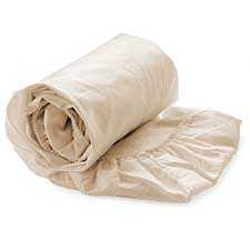 Heckett & Lane Perkal Bleached Sand Percale-Katoen Hoeslaken Heckett & Lane Perkal Bleached Sand Percale-Katoen Hoeslaken
