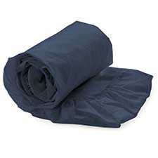 Heckett & Lane Perkal Dark Denim Percale-Katoen Hoeslaken Heckett & Lane Perkal Dark Denim Percale-Katoen Hoeslaken