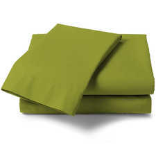 Heckett & Lane Perkal Groen Oasis Percale-Katoen Laken Heckett & Lane Perkal Groen Oasis Percale-Katoen Laken