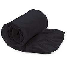 Heckett & Lane Perkal Jet Black Percale-Katoen Hoeslaken Heckett & Lane Perkal Jet Black Percale-Katoen Hoeslaken