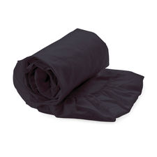 Heckett & Lane Perkal Jet Black Percale-Katoen Topper hoeslaken Heckett & Lane Perkal Jet Black Percale-Katoen Topper hoeslaken