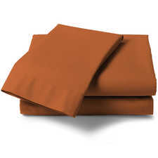 Heckett & Lane Perkal Terra Percale-Katoen Laken Heckett & Lane Perkal Terra Percale-Katoen Laken
