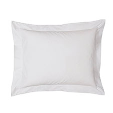 Heckett & Lane Perkal Wit Percale-Katoen Kussensloop Heckett & Lane Perkal Wit Percale-Katoen Kussensloop