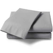Heckett & Lane Perkal Zilver Grijs Percale-Katoen Laken Heckett & Lane Perkal Zilver Grijs Percale-Katoen Laken