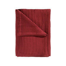 Heckett & Lane Spicy | Wafel Plaid Rood | Katoen Heckett & Lane Spicy | Wafel Plaid Rood | Katoen