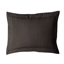 Heckett & Lane Stripe Dark Earth Katoen-Satijn Kussensloop Heckett & Lane Stripe Dark Earth Katoen-Satijn Kussensloop