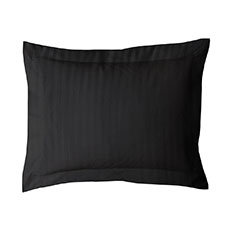 Heckett & Lane Stripe Night Black Katoen-Satijn Kussensloop Heckett & Lane Stripe Night Black Katoen-Satijn Kussensloop