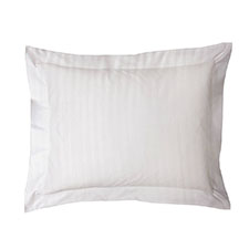 Heckett & Lane Stripe Off-White Katoen-Satijn Kussensloop Heckett & Lane Stripe Off-White Katoen-Satijn Kussensloop