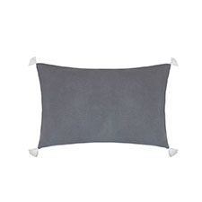 House in Style Ronda Dark Grey Linnen Kussenhoes House in Style Ronda Dark Grey Linnen Kussenhoes