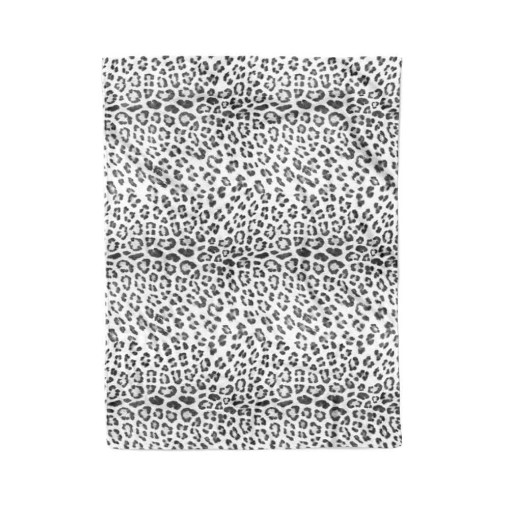 Zo! Home  - Plaid Sneeuw luipaard print - 140 x 200 cm - Polyester