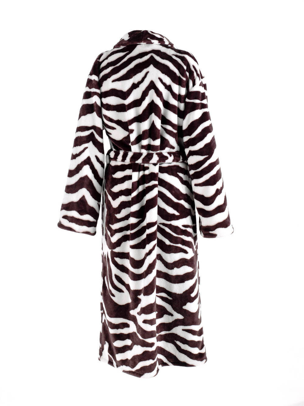 Zo! Home Badjas Lang - Zebra print - Unisex - Polyester