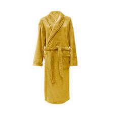 Zo! Home Badjas Lang Cara - Honey Gold - Unisex - Polyester