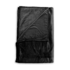Zo! Home Cara Deep Black - Plaid Zwart - 140 x 200 cm - Polyester