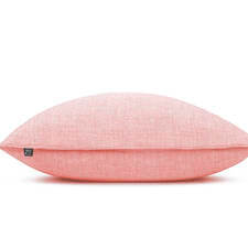 Zo! Home Lino Shell Red - Kussensloop Roze - 60 cm x 70 cm - Katoen