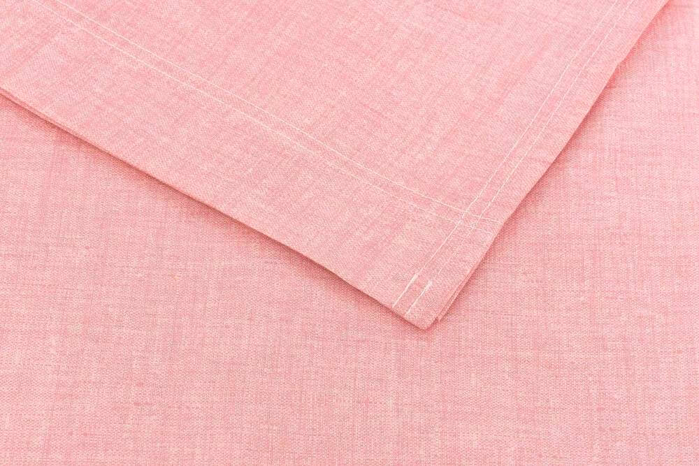 Zo! Home Lino Shell Red - Laken Roze - Katoen